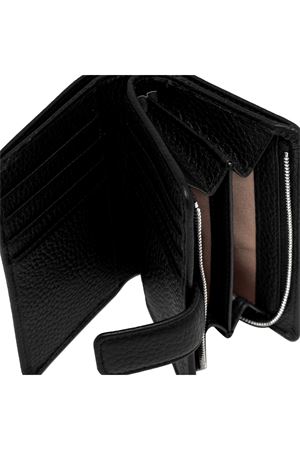 Black soft hammered leather wallet GIANNI CHIARINI | PFWBW13757GRN001